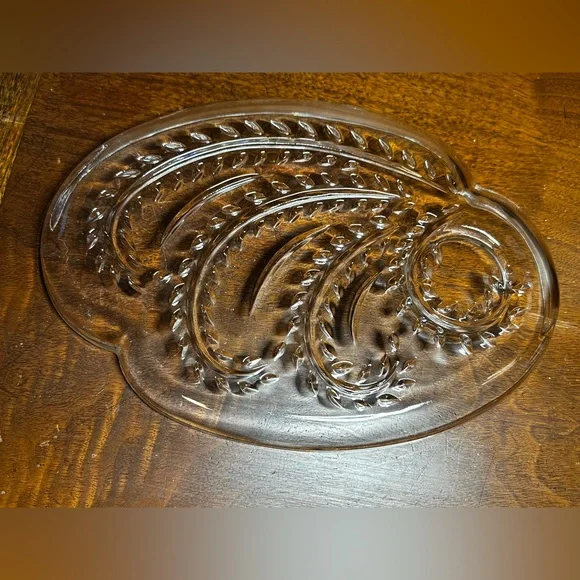 Vintage Federal Glass Hospitality Snack Lunch Set - Picture 4 of 5